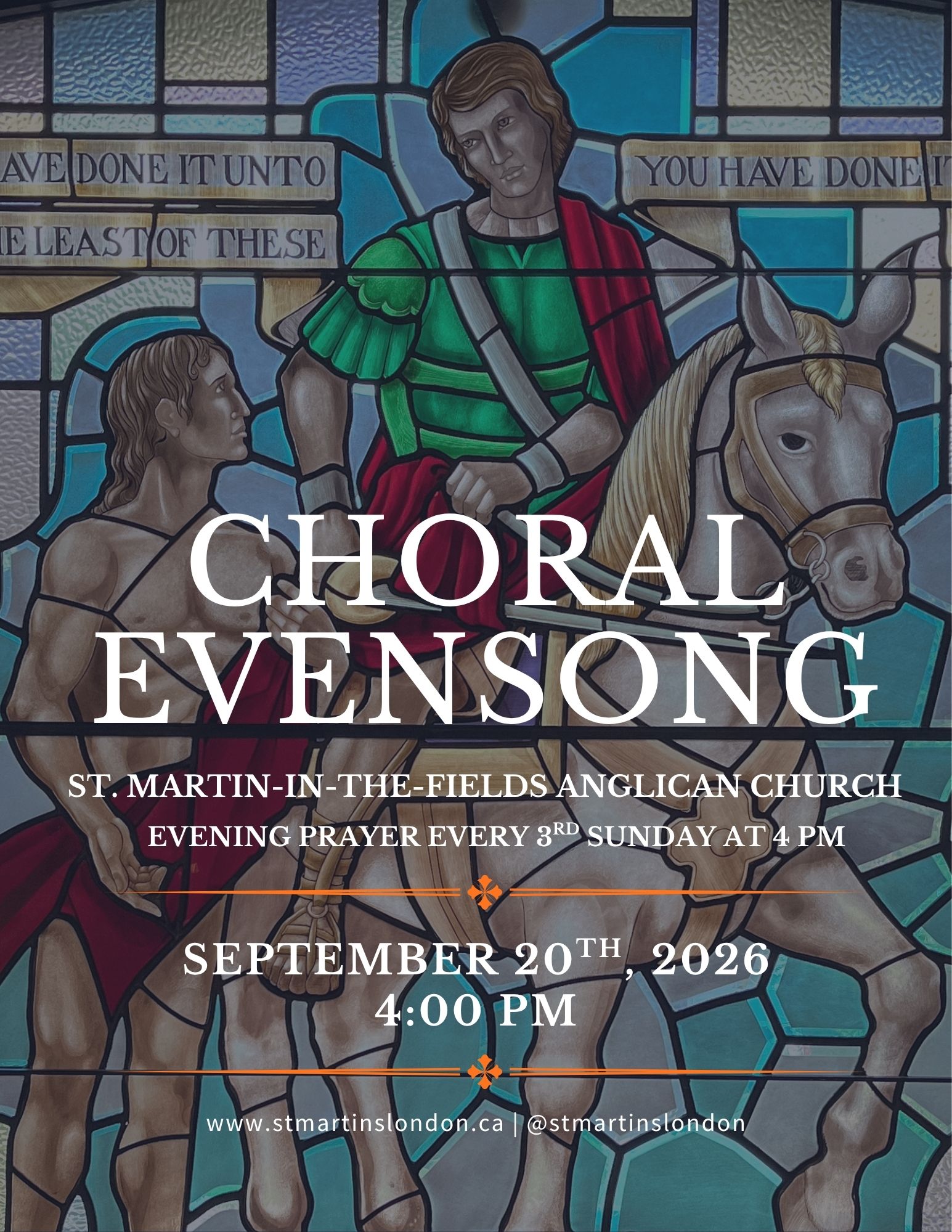 Evensong 20 Sept 2026